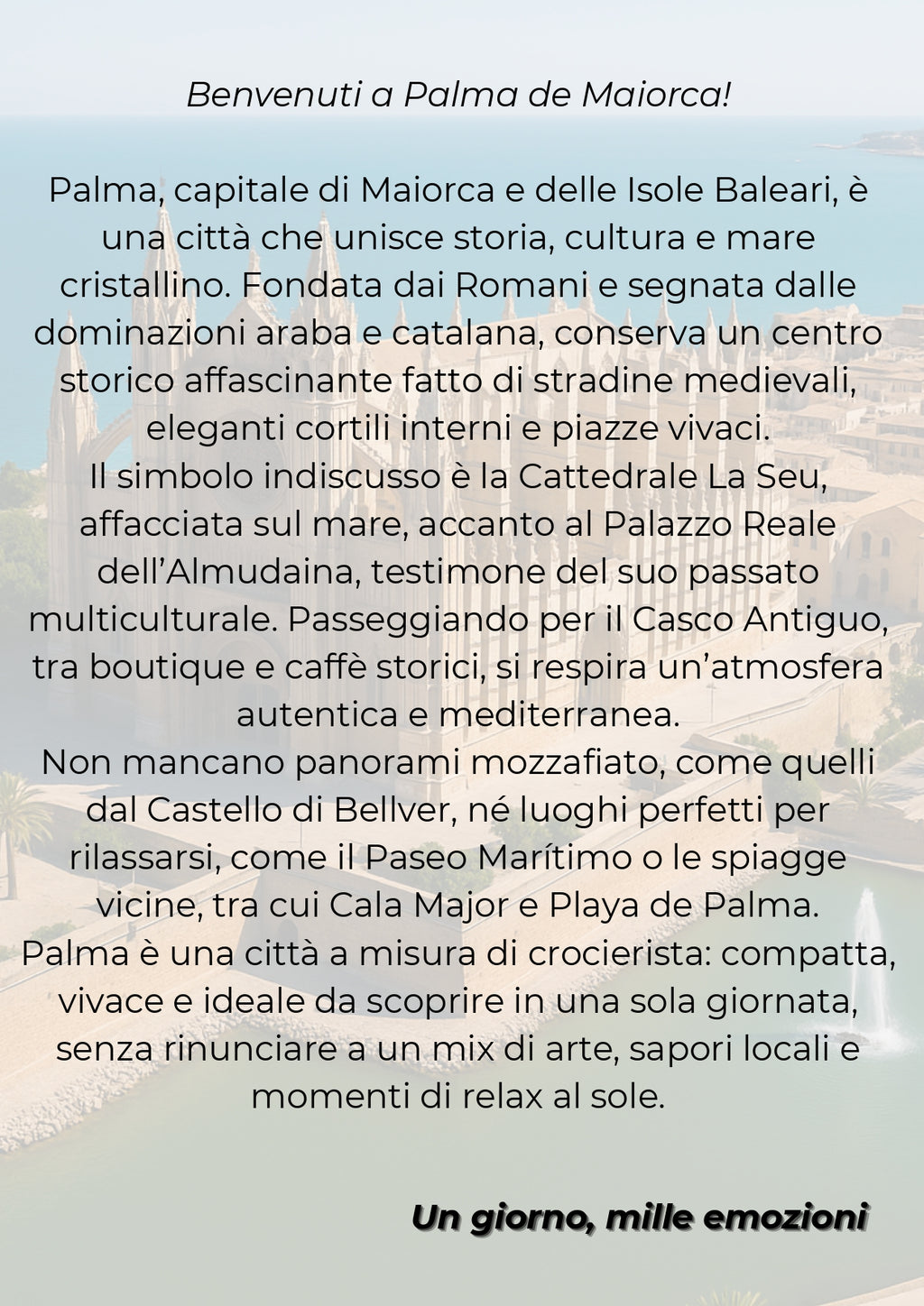 PALMA DE MAIORCA IN UN GIORNO - MINI GUIDA